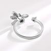 Fashionable Swirling Zirconia Ring With Dragonfly Design For Womens Stylish Jewelry