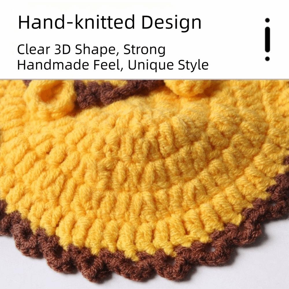 Warm Pet Tortoise Clothes Knitted Small Animal Apparel Cute Tortoise Outfit  Winter Season