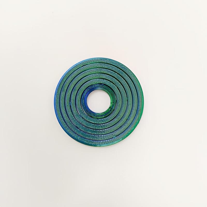 

Individually Packaged 3D-Printed PLA Rotating Finger Ring, Creative Brain Teasing Fidget Toy for Adults синий