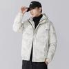 Mens Winter Hooded Down Jacket Lightweight Warm White Duck Coat Daily Wear