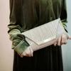 Glitter Clutch Purses for Women Evening Bags Flap Envelope Handbags Wedding Party Prom Clutch In Silver and Gold