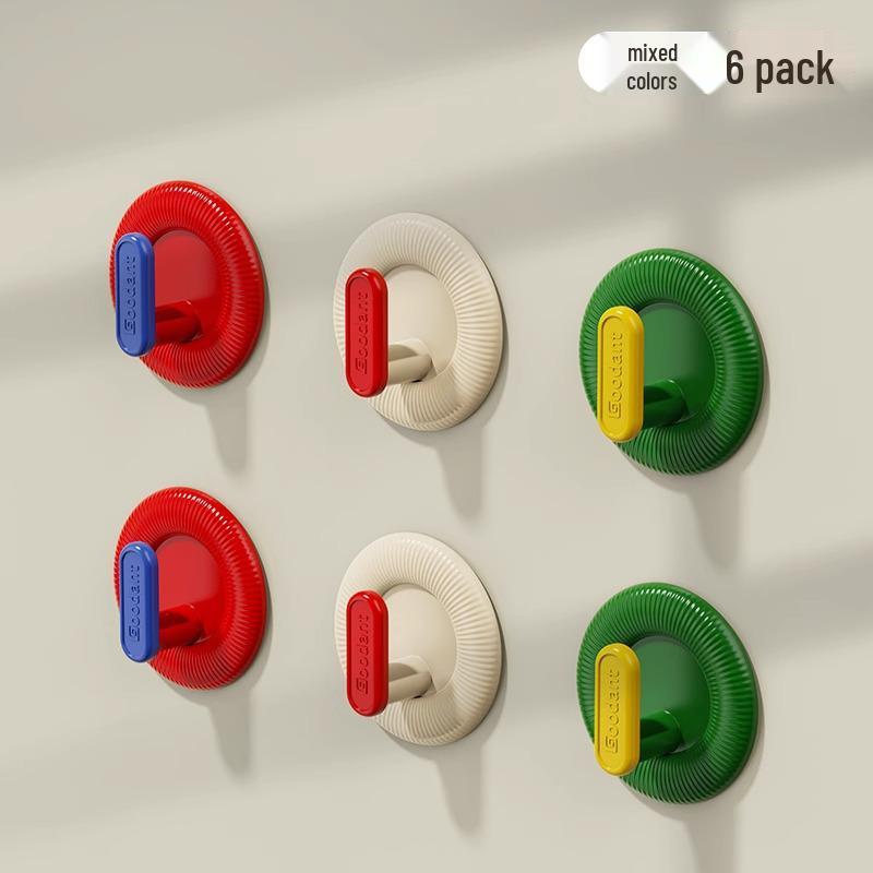 Dopamin Kreativer Klebehaken für Mantel & Hut - Ohne Bohren, Rückstandsfrei, Stark Wandmontiert für Badezimmer & Hinter-Tür-Nutzung