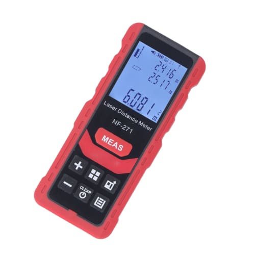 High Precision Electronic Leveling Tool Distance Meter 50m Multifunction Measuring Distance Ruler for Construction Engineering Surveying