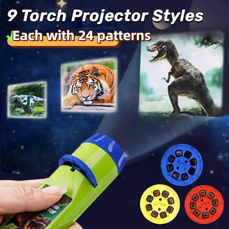 Children's Led Projection Toy With Dinosaur Style Develop Visual And Intellectual Skills