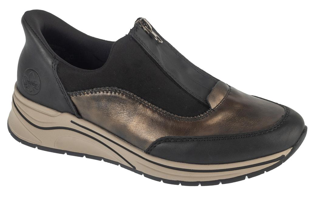 Rieker Shoes, Womens black Half shoes