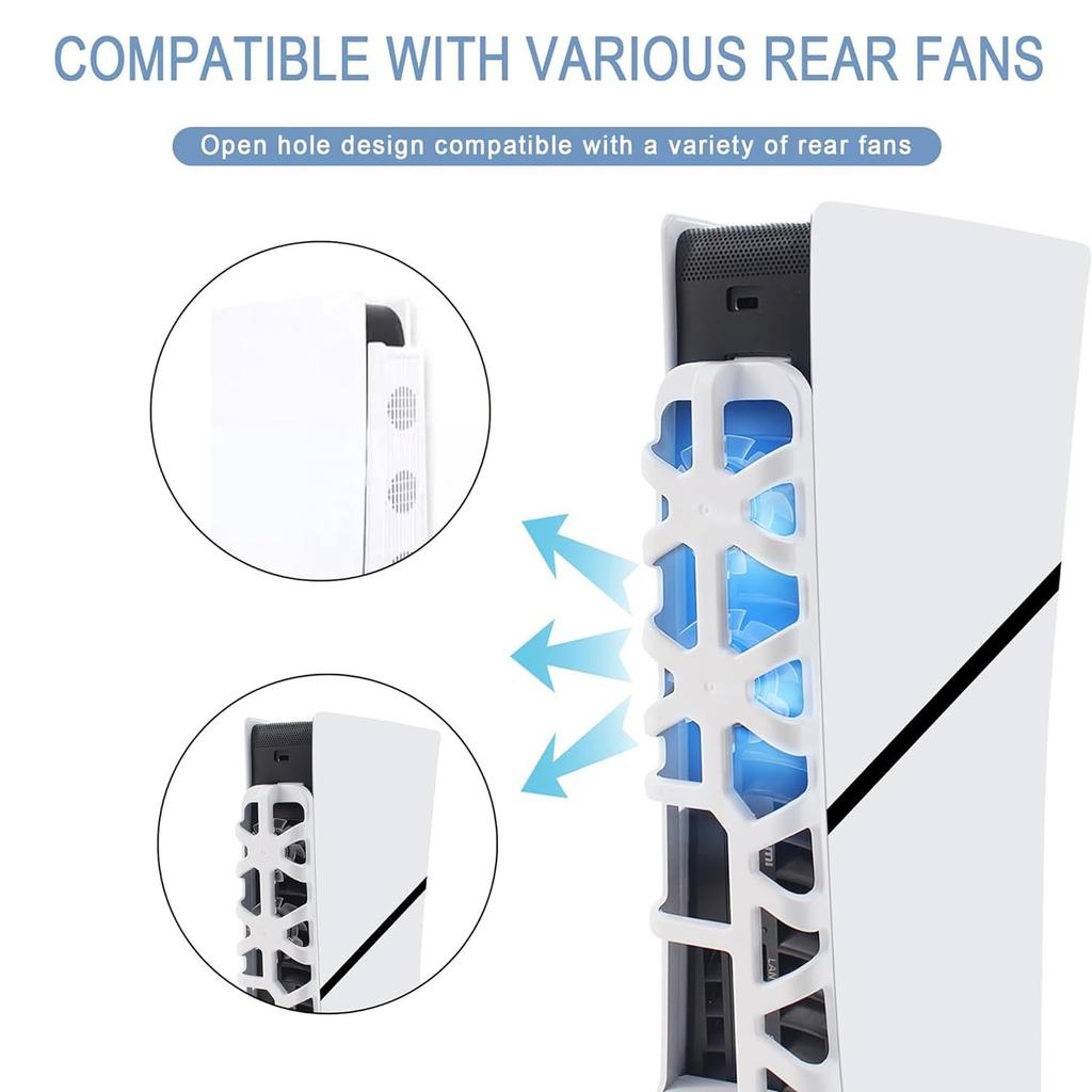RDFJ PS5 Series Dust Catcher Dustproof Cover for PS5 PS5 SLIM and Dirt Prevention with Dustproof Net [New] (for Series) - Scratch, Dust,