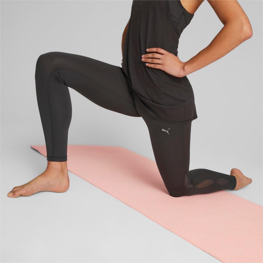 Puma Studio Ultrabare Trend Tight Solid Logo High Waist Fitness Pants Women Bottoms Black 523637-01