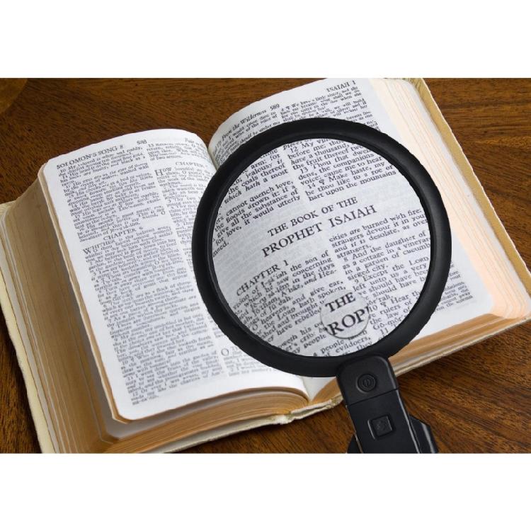 LED Illuminates Magnifier with Wide Lens Hands Frees Magnifier Stand Easy To Carry for Reading & Precisions Handicrafts