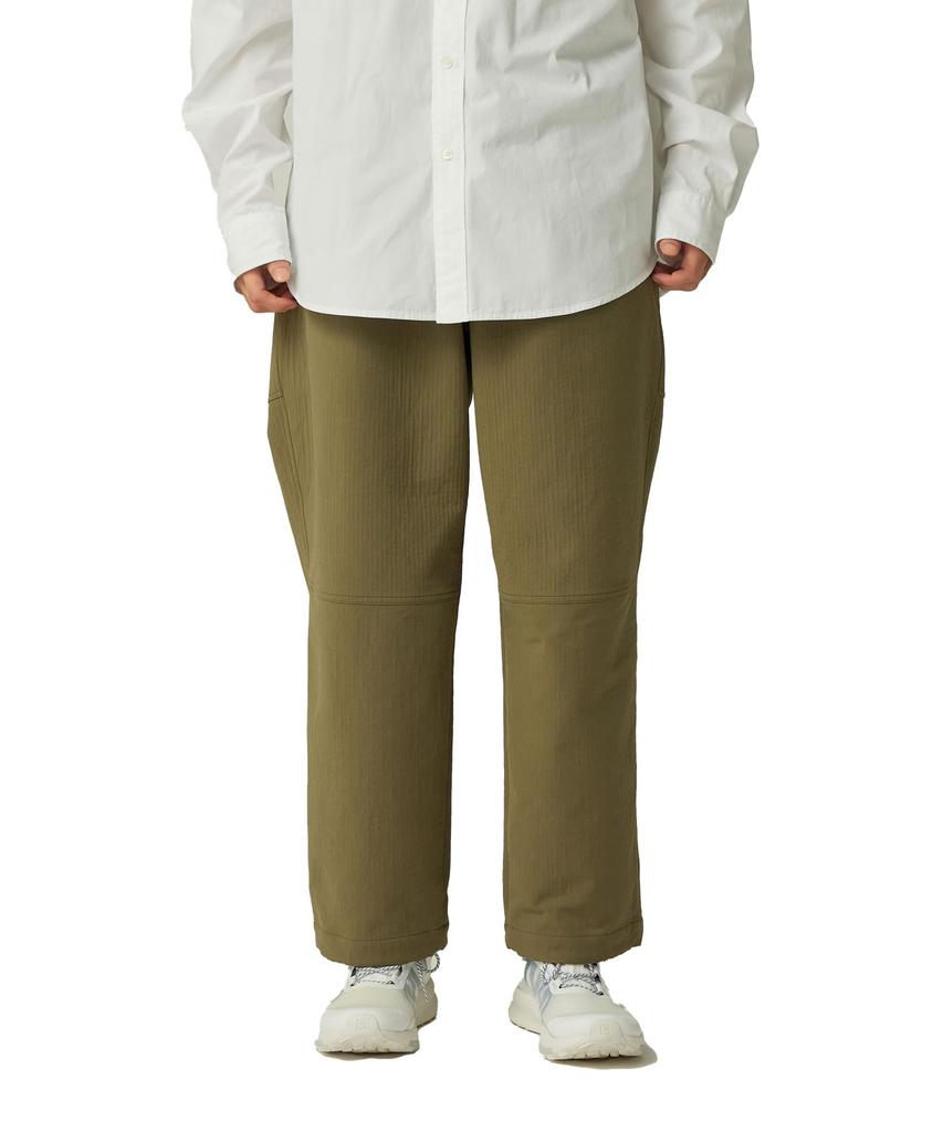 Snow Peak Easy Cloth Pants and Size L PA-25AU009, Men's Women's, Olive,