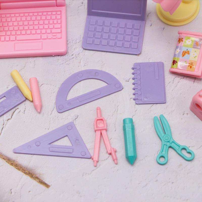 Campus Stationery Miniatures: BJD Dollhouse Simulation Computer Accessories