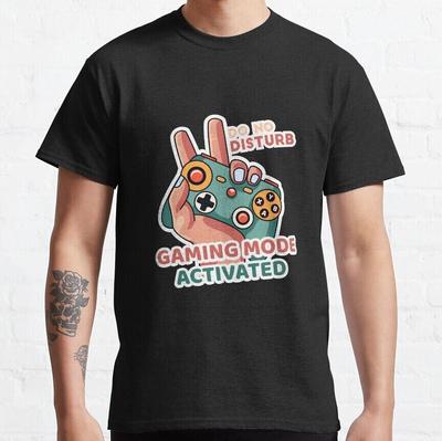 Dark Art Niet Storen Gaming Modus Geactiveerd Unisex T-shirt