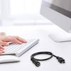 5pin Mini USB Male To 3.5mm Auditory Adapter Cord For Clip On Mic Microphone Adapter Cord  30CM-400CM