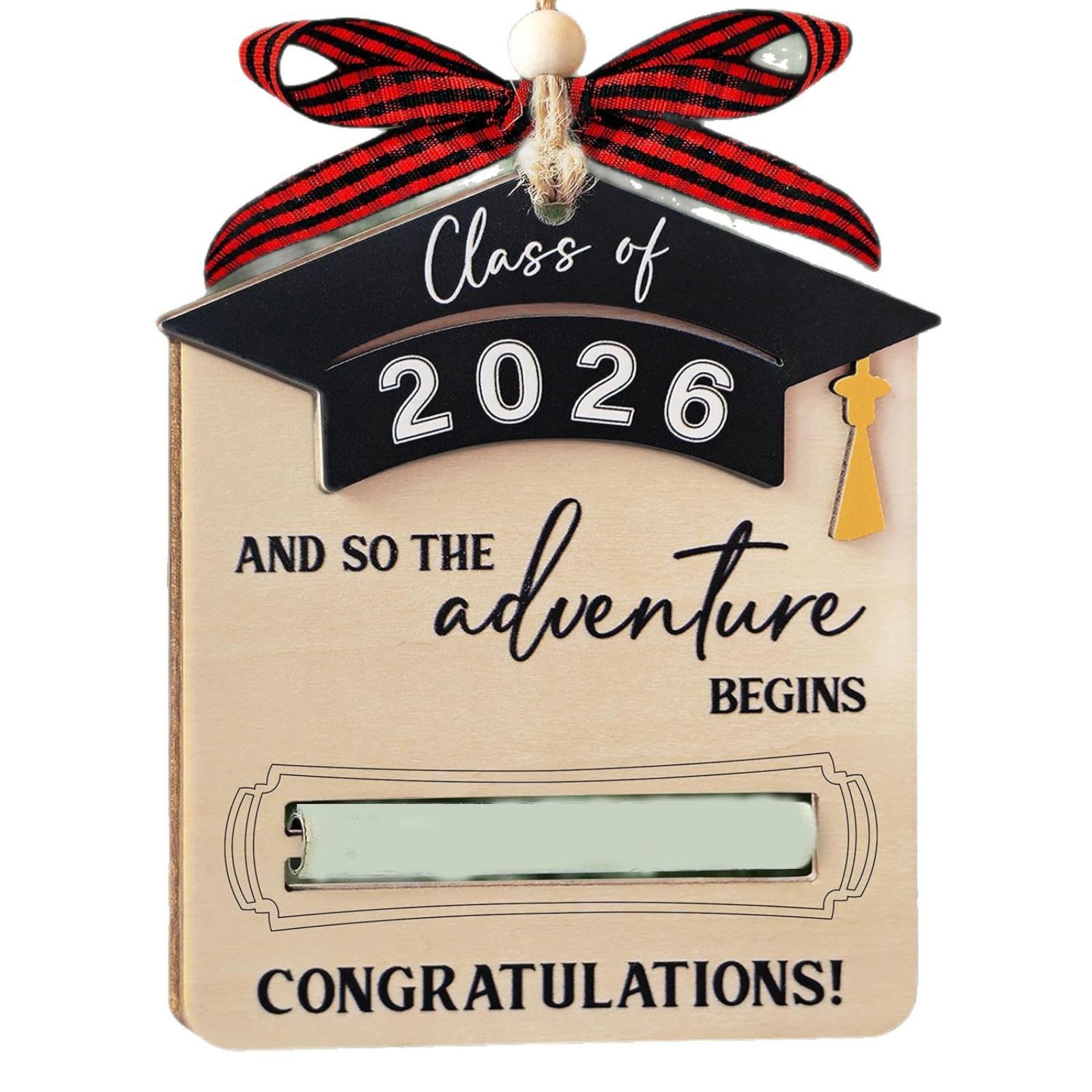 

Graduation Wooden Desktop Decoration One Size