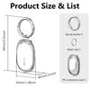 4Pack Waterproof TPU Case For Xiaomi Tag, Full Body Holder Keychain, Anti-Scratch Cover for Xiaomi Tag, Luggage, Pet Collar, Car Key
