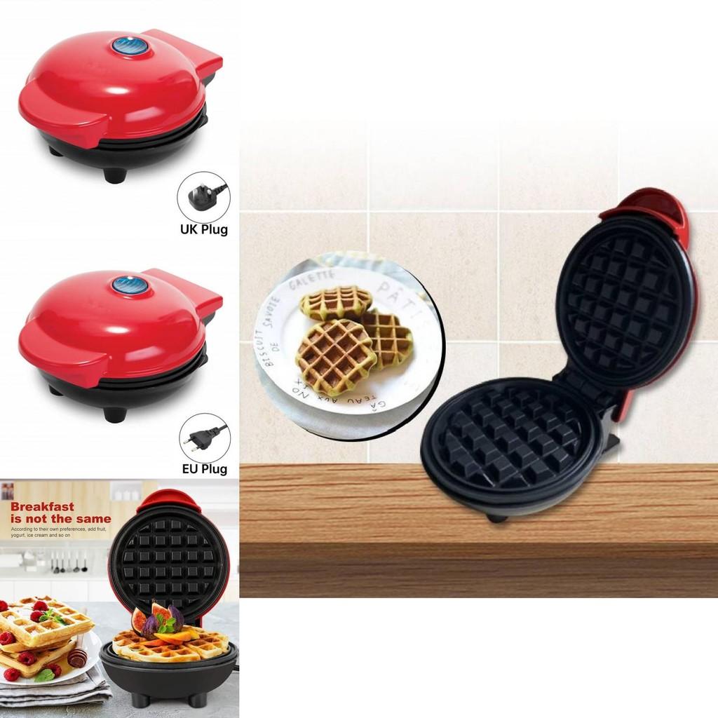 Mini Waffeleisen Antihaft Kompakt Heimgebrauch Kinder Backgerät Mit Logo Zum Frühstückskochen