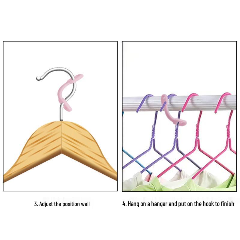 Windproof Non-Slip Silicone Clothesline Clips - Multi-functional Outdoor Drying Rack Hangers
