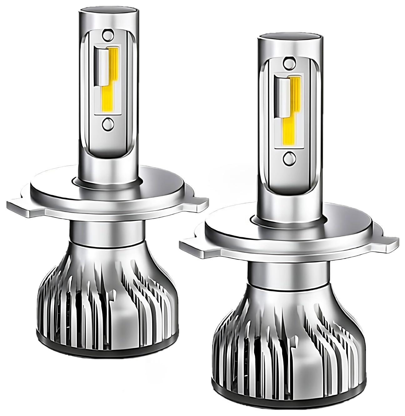 

JUNSKY H4 LED Headlight, Fog Lamp, Hi/Lo 12,000 LM, Compatible with Vehicle Inspection, LED H4 белый