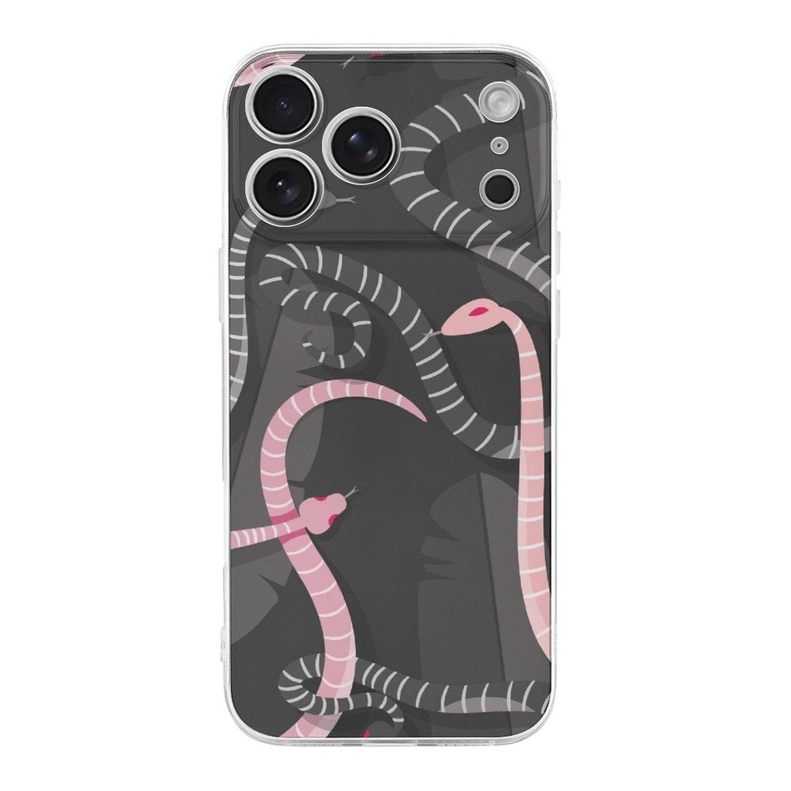 

1 Pack For Iphone 17/17Air/17Pro/17ProMax Clear TPU Protective Case With Anti-Slip Side Lines, Screen Lift And Lens Safety Edge IPHONE-17ProMax белый