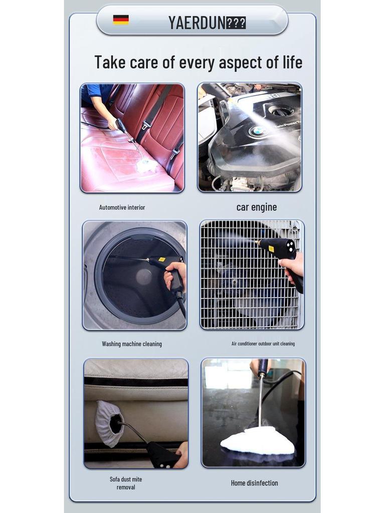 High-Pressure Steam Cleaner for Kitchen Appliances and Air Conditioners