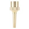 Brass Direct Fountain Nozzle Female Screw Connection Spherical Joint Adjustable Direct Fountain Nozzle for Pond Garden G1in