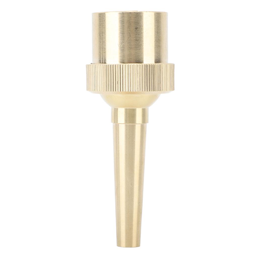 Brass Direct Fountain Nozzle Female Screw Connection Spherical Joint Adjustable Direct Fountain Nozzle for Pond Garden G1in