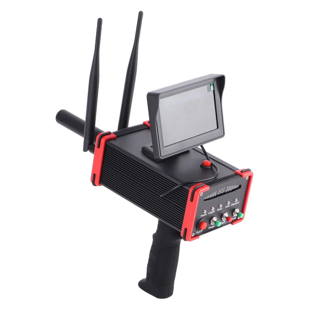 Metal Detector Underground Metal Scanner High Definition Screen Treasure Finder for Gold Silver