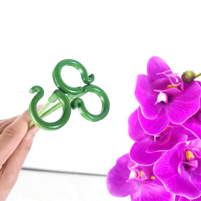 Plastic Plant Support Rods Branch Upright Aid Flower Modeling Support Pole Fleshy Butterflies Orchid Holder Gardening Accessory