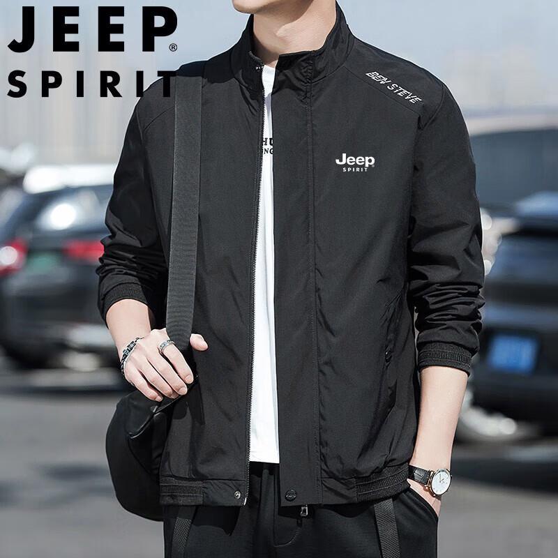 JEEP SPIRIT Men's Autumn/Winter Stand Collar Jacket