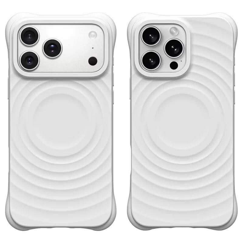 Wave Collaborative Case IPhone 17 Pro Max 15 16 Magnetic Snap-on Silicone Cover iPhone 17 Pro Max