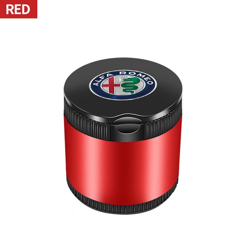 Portable LED Smoke Car Ashtray Cigarette Ash Holds Cup for Alfa Romeo Spider Giulia Giulietta 147 156 159 Mito Stelvio GT Spider