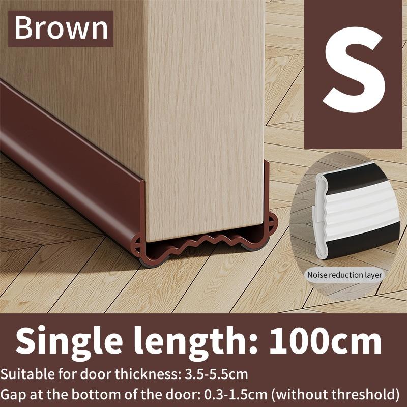 

Уплотнительная лента для двери Защита от насекомых Звукоизоляционная уплотнительная лента для дверных щелей Ветрозащитная полоса-стопор для двери внизу двери