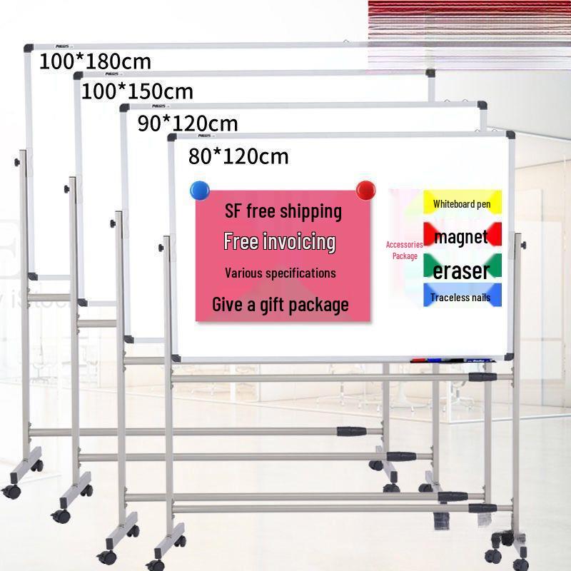 Mobiler zweiseitiger magnetischer Whiteboard-Ständer für Zuhause, Büro oder den Unterricht