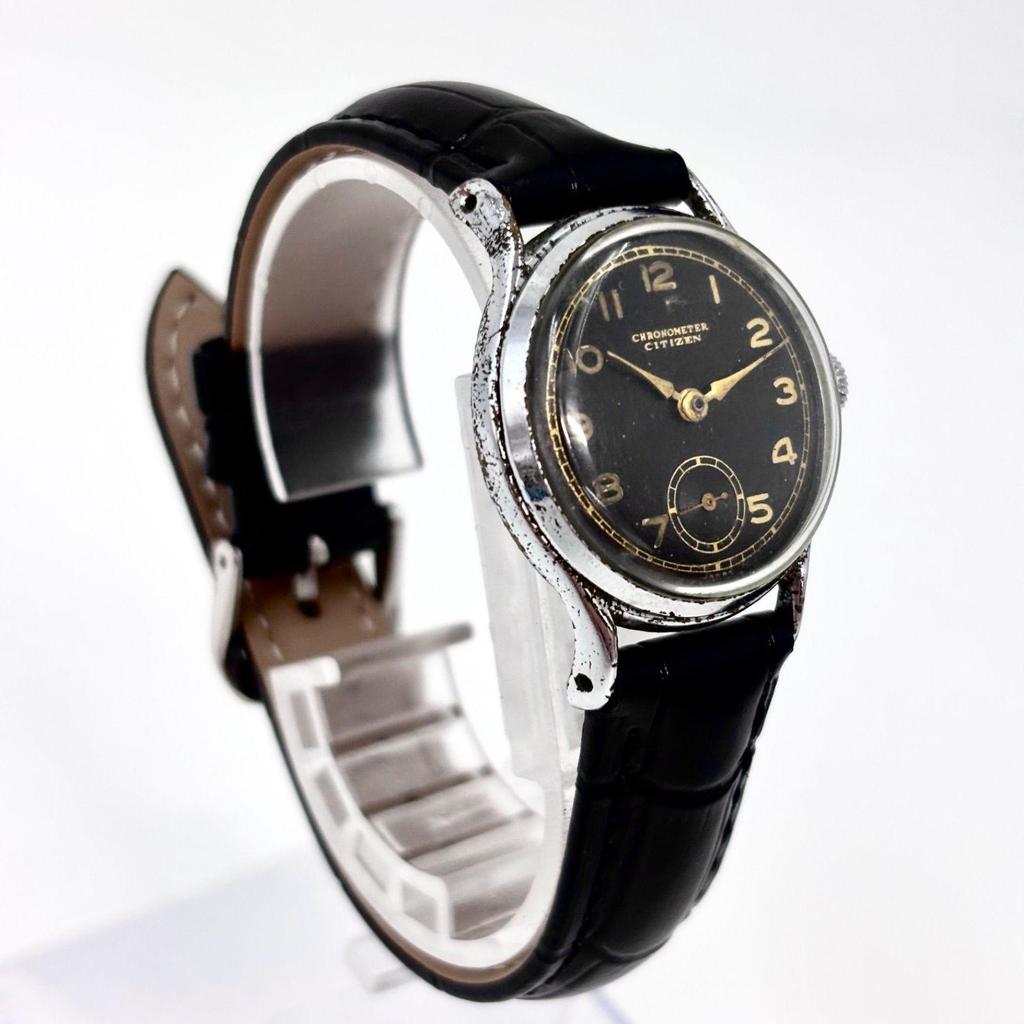 Used [In Operation/1940-50's] CITIZEN Citizen Chronometer F-Postwar II Type Antique Watch Military Manual Winding Rare