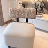 Universal Rolling Stool with Wheels - Luxury Living Room & Shoe Changing Seat