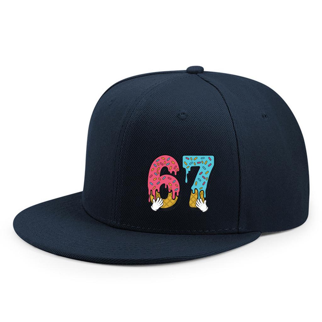 European and American hardtop flat hat fashion print men's and women's fashion adult hip-hop hat