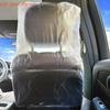 Y4UA 100pcs Vehicle Dustproof Covers Car Covers Transparent Car Chair Covers Plastic Car Protector 140x80cm