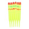 15Pcs Vertical Buoy Sea Fishing Floats Assorted Size Rubbers Fishing Lures for Most Type of Angling with Attachment