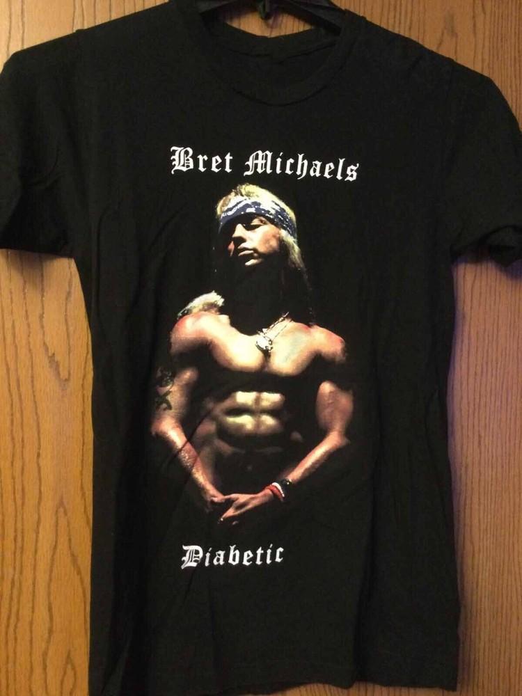 Bret Michaels Diabetic Body Shirt Unisex Black S-5XL 1J0214 Unisex T-Shirt M