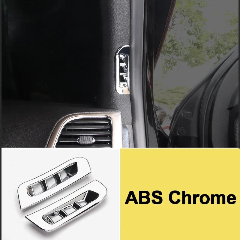 For Jeep Grand Cherokee 2014 2015 2016 2017 2018  Car Front A-Pillar Air Outlet Decoration Cover Trim Styling Accessories