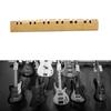 12 String Guitar Nut Saddle Brass Premium Pre-Slotted Top Nut Vintage Style Electric Guitar Accessories Flat Bottom
