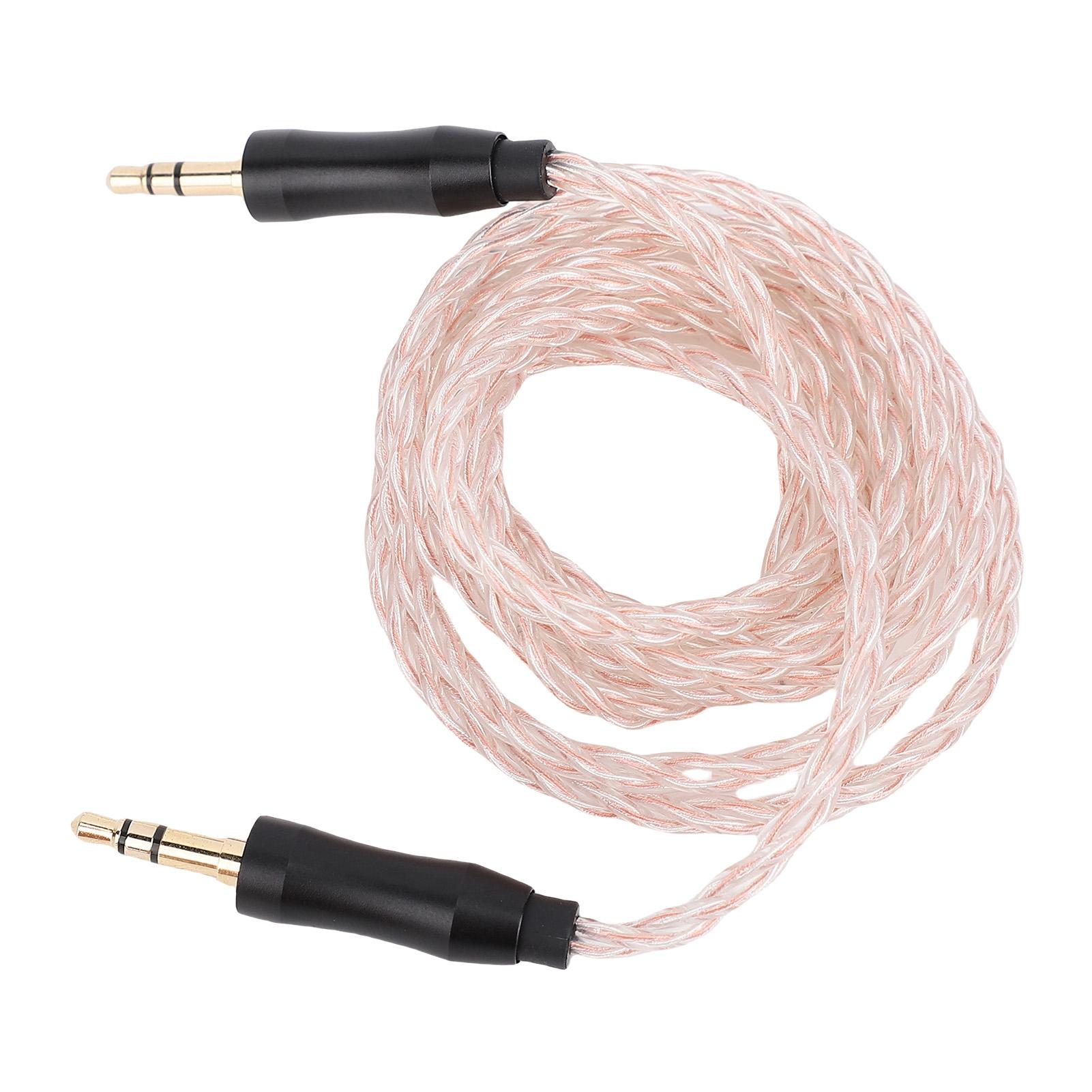 

Headphones Sound Cable Replacement for WH 1000XM6 WH XB910N 130cm Length 3.5mm to 3.5 Headsets Aux Replacement Wire