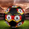 Germany national football logo Size 5 Soccer Ball, Machine-Stitched PVC, Durable & High Bounce, All Ages Fit, fan merchandise, matches & outdoor use.