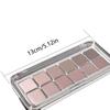 12-Color Eyeshadow Palette, Matte Shimmer Eyeshadow High Pigmented Multi-Purpose Makeup Palette for Daily Makeup, Perfect Gift for Makeup Lovers