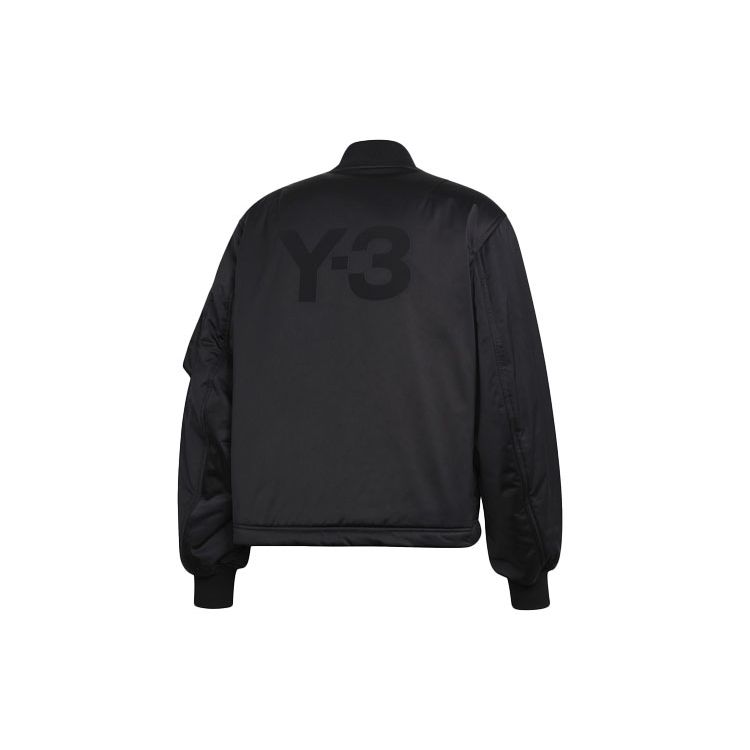 Y-3 Logo Print Long Sleeve Jacket Men Outerwear Black GK4481