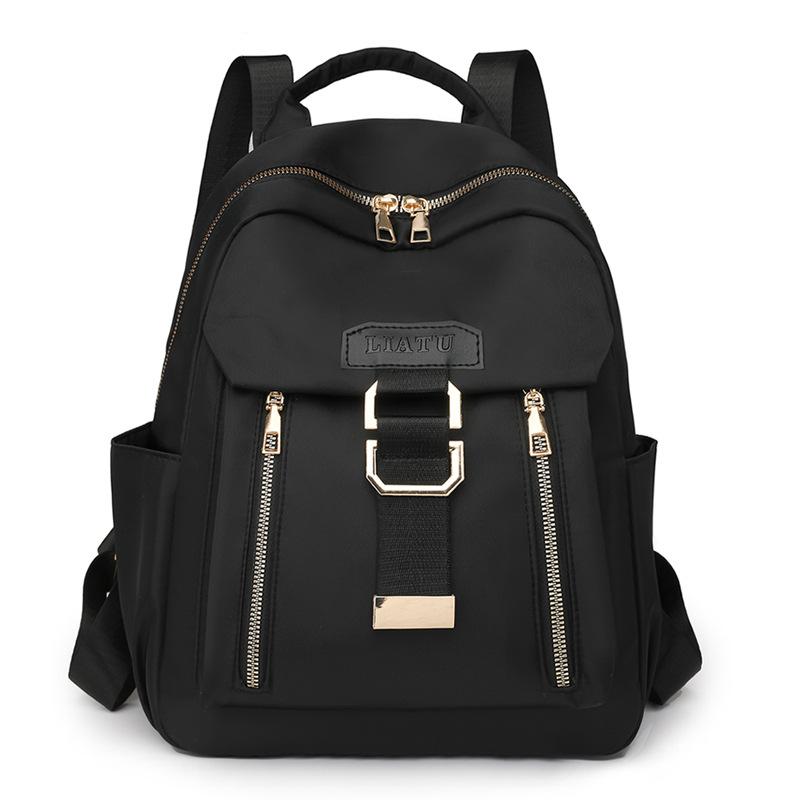 

Autumn and Winter New Simple Women s Backpack Leisure Travel Nylon Backpack Large Capacity Versatile Multi-layer Student Schoolbag one size fits all