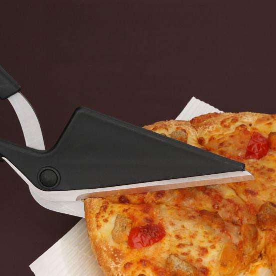 Yousheng Pizza Scissors, Non-Stick Pizza Scissors with Firm Grip Base, Food Grade Stainless Steel Pizza Cutter, Multifunctional Food Slicer & Pizza
