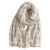 Tassel Winter Cashmere Scarves Plush Cape Wraps Retro Long Shawl  Autumn Winter