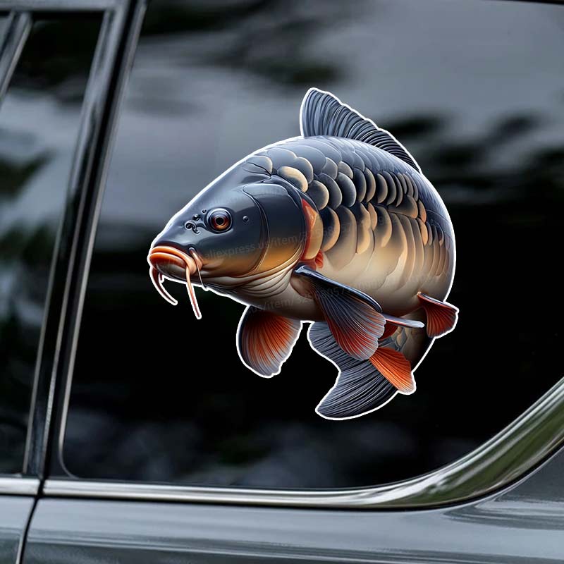 Kreativer Fisch Autoaufkleber Outdoor Sport Angeln Automobile & Motorräder Wasserdicht Kajak Boot Vinyl Aufkleber Sticker SH606