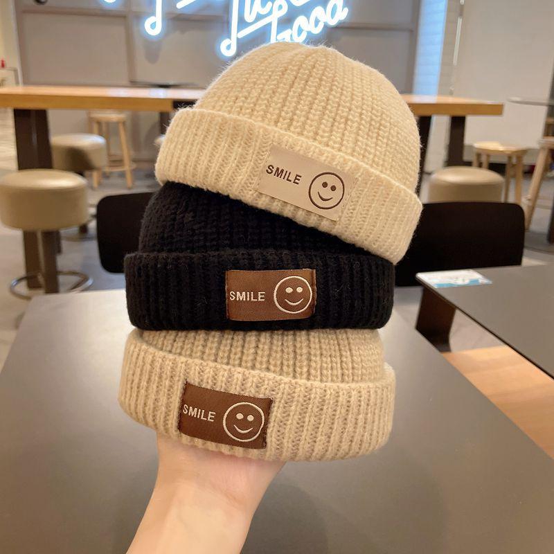 Woolen Hats for Children In Autumn and Winter. Personalized Landlord Hats for Boys and Girls In Spring. Versatile Concave Shape Melon Skin Hats.