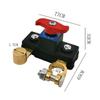 Car Battery Cut Off Switch Disconnect Automatic Circuit Breaker Anti-Leakage Switch Isolator For Cars Truck 12V/24V 1Pc
